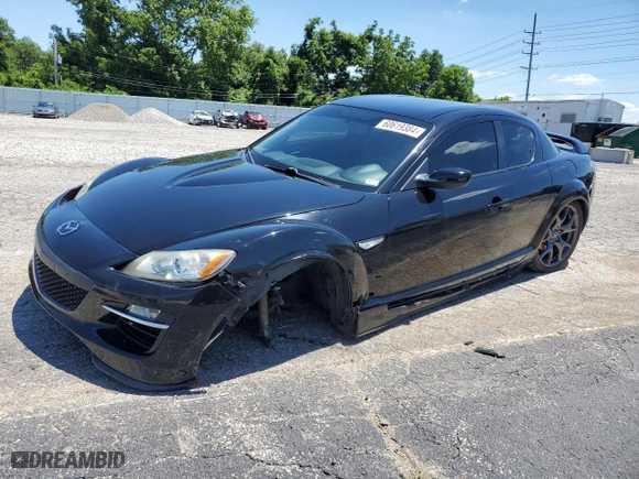 2009 Mazda RX-8 Sport with VIN JM1FE174190403105, listed as a Copart auction lot 60619384 with NaN miles and Salvage Title. Bid and sale history available at carsss.com. Image 1.