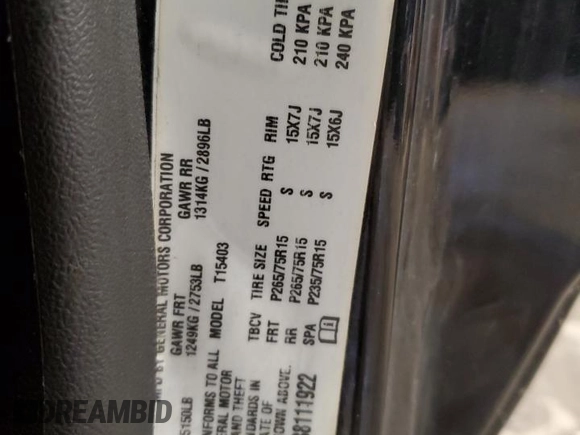 2008 GMC Canyon z VIN 1GTDT14E588111922, wystawiony jako Copart lot #85543314 z przebiegiem 132 544 mil mil oraz Szkoda całkowita • Salvage title. Historia ofert i sprzedaży dostępna na DreamBid. Obrazek 13.