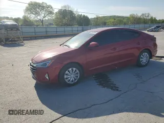 2019 Hyundai Elantra SE with VIN KMHD74LF6KU855118, listed as a Copart auction lot 53634745 with 87,330 mi miles and Clean Title. Bid and sale history available at DreamBid. Image 1.