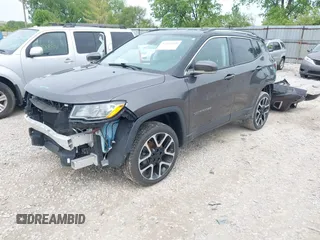 2018 Jeep Compass Limited with VIN 3C4NJDCB1JT481078, listed as a IAAI auction lot 42215310 with 58,629 mi miles and . Bid and sale history available at DreamBid. Image 18.