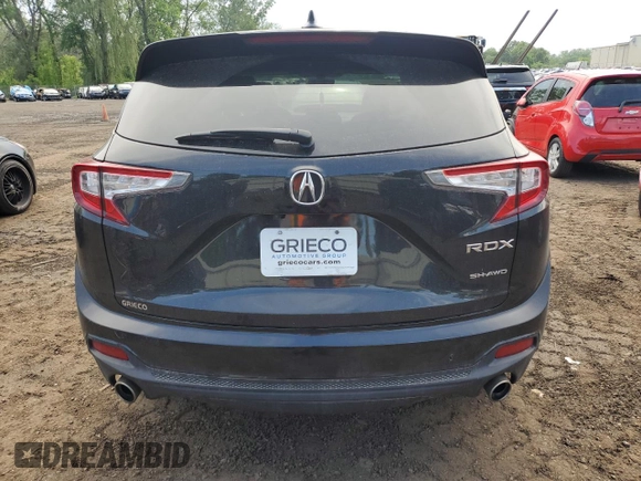 2021 Acura RDX with VIN 5J8TC2H32ML028225, listed as a Copart auction lot 61463255 with 52,880 mi miles and Salvage title. Bid and sale history available at DreamBid. Image 6.