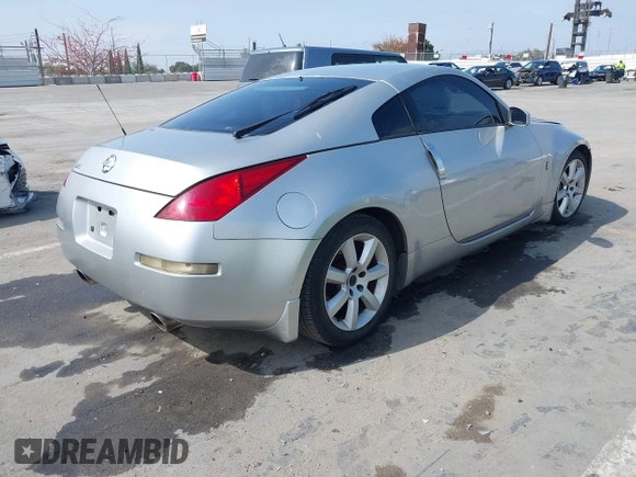 2003 Nissan 350Z Touring with VIN JN1AZ34E93T021887, listed as a IAAI auction lot 42104680 with 152,853 mi miles. Bid and sale history available at carsss.com. Image 4.