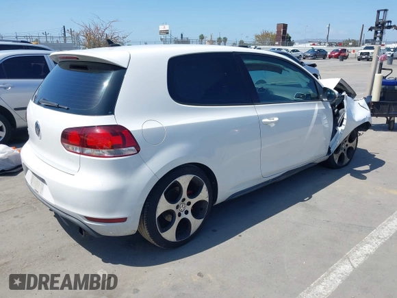 2012 Volkswagen GTI PZEV with VIN WVWED7AJ0CW257431, listed as a IAAI auction lot 42280220 with Not provided miles and . Bid and sale history available at DreamBid. Image 4.