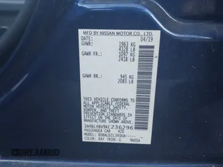 2019 Nissan Altima S with VIN 1N4BL4BV9KC236296, listed as a IAAI auction lot 41304076 with 71,152 mi miles and . Bid and sale history available at DreamBid. Image 9.