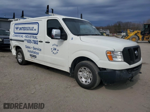 2018 Nissan NV SV with VIN 1N6AF0KY2JN814125, listed as a Copart auction lot 48872765 with 123,301 mi miles and Salvage Title. Bid and sale history available at carsss.com. Image 4.