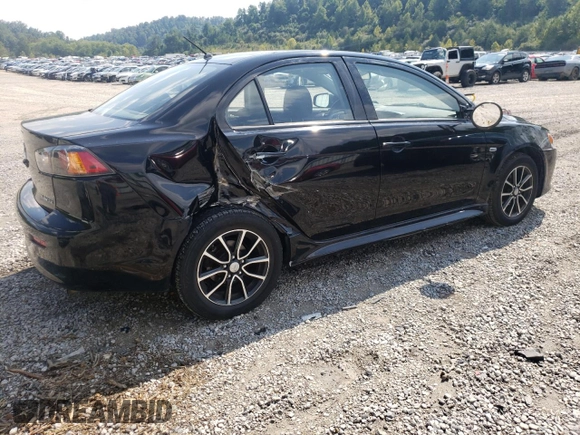 2017 Mitsubishi Lancer ES with VIN JA32V2FWXHU002813, listed as a Copart auction lot 68232593 with 41,273 mi miles. Bid and sale history available at carsss.com. Image 3.