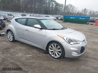 2012 Hyundai Veloster w/Gray Int with VIN KMHTC6AD1CU072228, listed as a IAAI auction lot 41197169 with 214,994 mi miles. Bid and sale history available at carsss.com. Image 1.