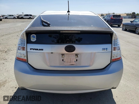 2011 Toyota Prius I with VIN JTDKN3DU4B0250126, listed as a Copart auction lot 61866925 with 227,467 mi miles and Clean title. Bid and sale history available at DreamBid. Image 6.