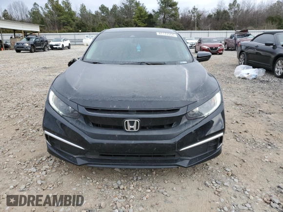 2020 Honda Civic LX with VIN 19XFC2F68LE004429, listed as a Copart auction lot 87172554 with 75,513 mi miles and Salvage Title. Bid and sale history available at DreamBid. Image 5.