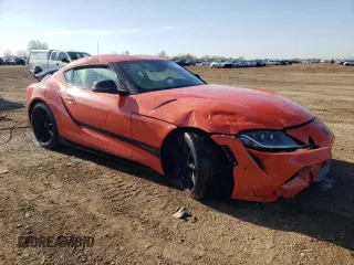 2024 Toyota Supra 3.0 with VIN WZ1DB0G07RW062721, listed as a Copart auction lot 54124865 with 2,445 mi miles and Salvage title. Bid and sale history available at DreamBid. Image 4.