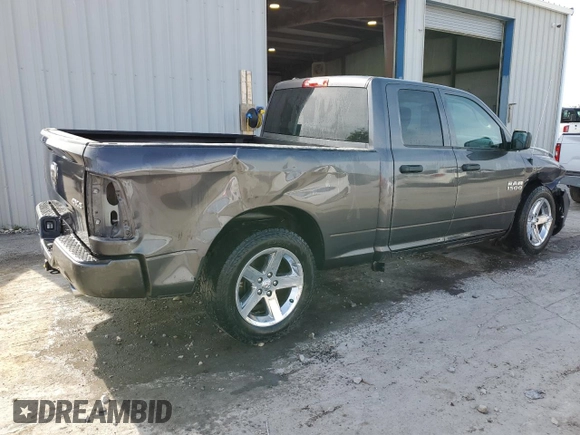 2018 Ram 1500 Express with VIN 1C6RR7FT5JS189393, listed as a Copart auction lot 54174525 with 257,317 mi miles and Salvage title. Bid and sale history available at DreamBid. Image 3.