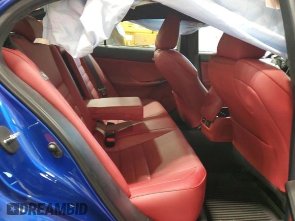 2021 Lexus IS 350 F Sport with VIN JTHGZ1E20M5020468, listed as a Copart auction lot 57848025 with 22,077 mi miles and Salvage title. Bid and sale history available at DreamBid. Image 10.