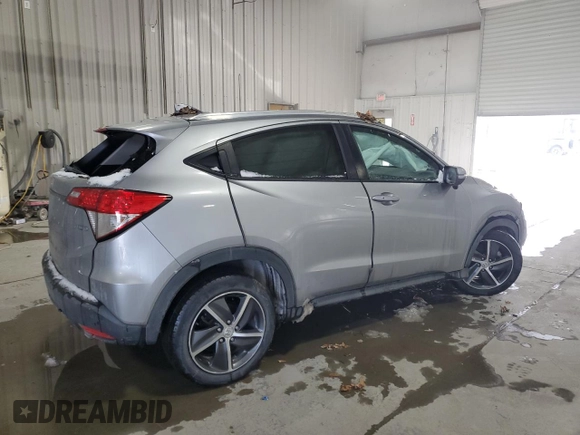 2022 Honda HR-V EX-L with VIN 3CZRU6H72NM719622, listed as a Copart auction lot 86603854 with 37,368 mi miles and Salvage Title. Bid and sale history available at carsss.com. Image 3.