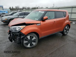 2019 Kia Soul + with VIN KNDJP3A54K7634319, listed as a Copart auction lot 51600085 with 48,431 mi miles and Salvage Title. Bid and sale history available at carsss.com. Image 1.