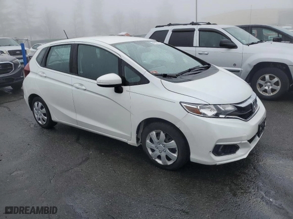 2020 Honda Fit LX with VIN 3HGGK5H43LM727925, listed as a Copart auction lot 47521145 with 52,703 mi miles and Salvage Title. Bid and sale history available at carsss.com. Image 4.