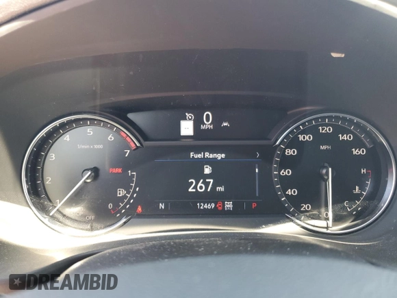 2023 Cadillac XT4 AWD Sport with VIN 1GYFZFR47PF110747, listed as a Copart auction lot 61573673 with 12,469 mi miles. Bid and sale history available at carsss.com. Image 9.