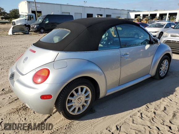 2004 Volkswagen Beetle with VIN 3VWCM21Y34M300701, listed as a Copart auction lot 77567344 with 91,236 mi miles and Salvage Title. Bid and sale history available at DreamBid. Image 3.
