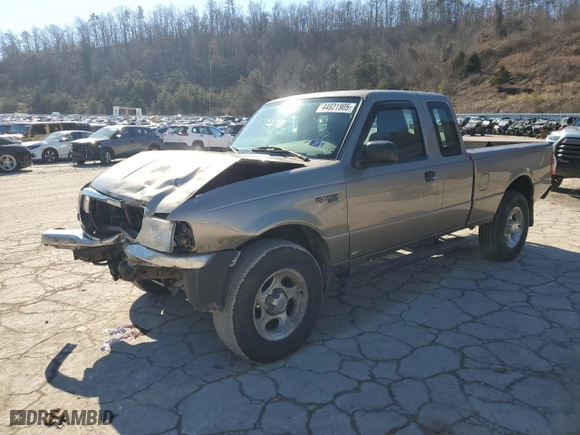 2005 Ford Ranger XLT with VIN 1FTZR45E75PA14694, listed as a Copart auction lot 44921905 with 127,304 mi miles and Salvage Title. Bid and sale history available at carsss.com. Image 1.