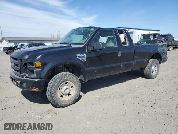 2008 Ford Super Duty F-250 SRW XL with VIN 1FTSX21558ED37188, listed as a Copart auction lot 53233185 with 69,842 mi miles and Salvage Title. Bid and sale history available at carsss.com. Image 1.