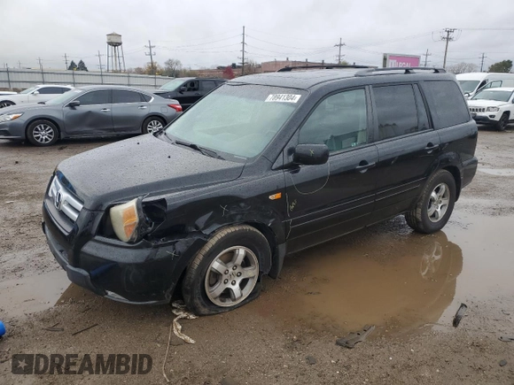 2007 Honda Pilot EX-L with VIN 5FNYF28747B039507, listed as a Copart auction lot 78941304 with 187,291 mi miles and Salvage Title. Bid and sale history available at DreamBid. Image 1.