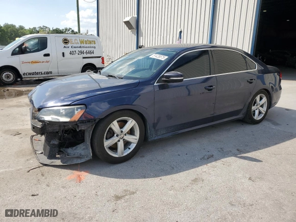2012 Volkswagen Passat SE with VIN 1VWBH7A38CC077394, listed as a Copart auction lot 51428575 with 147,088 mi miles and Salvage Title. Bid and sale history available at carsss.com. Image 1.