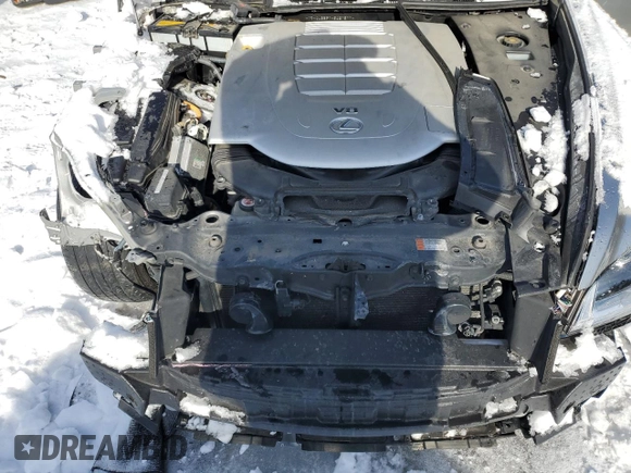 2017 Lexus LS 460 with VIN JTHCL5EF7H5027577, listed as a Copart auction lot 45211675 with 38,802 mi miles and Salvage title. Bid and sale history available at DreamBid. Image 11.