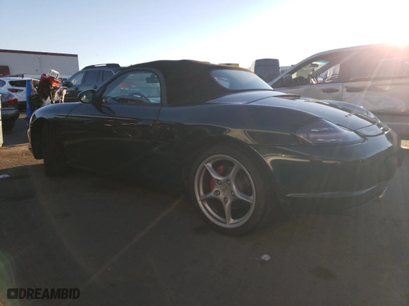 2003 Porsche Boxster S with VIN WP0CB29863U661346, listed as a Copart auction lot 83256454 with 162,714 mi miles and Clean Title. Bid and sale history available at carsss.com. Image 2.
