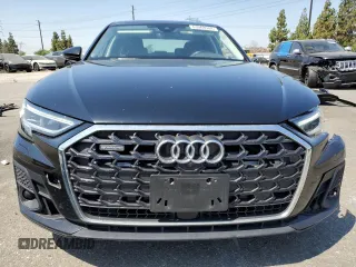 2022 Audi A8 with VIN WAULDAF86NN001617, listed as a Copart auction lot 63068504 with 25,974 mi miles and Salvage Title. Bid and sale history available at carsss.com. Image 5.