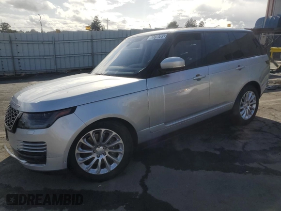 2019 Land Rover Range Rover with VIN SALGS2REXKA551027, listed as a Copart auction lot 50339785 with 31,592 mi miles and Clean Title. Bid and sale history available at carsss.com. Image 1.