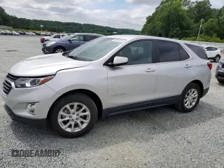 2021 Chevrolet Equinox LT with VIN 3GNAXJEV2MS160638, listed as a Copart auction lot 58692525 with 153,441 mi miles and Clean title. Bid and sale history available at DreamBid. Image 1.