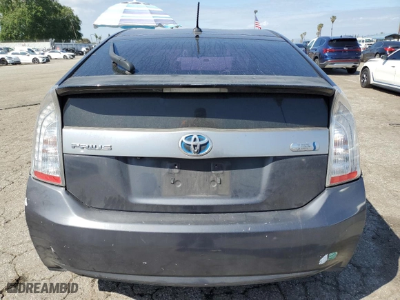2012 Toyota Prius Plug-In with VIN JTDKN3DP6C3026947, listed as a Copart auction lot 49253945 with 284,655 mi miles and Salvage Title. Bid and sale history available at carsss.com. Image 6.