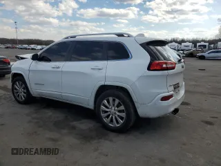 2018 Jeep Cherokee Overland with VIN 1C4PJMJX4JD622920, listed as a Copart auction lot 42170485 with 74,335 mi miles and Salvage title. Bid and sale history available at DreamBid. Image 2.