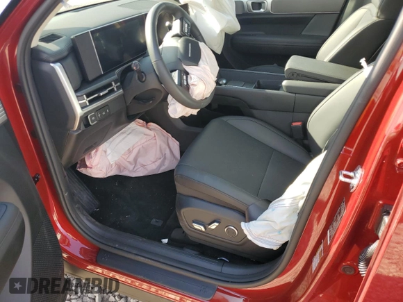 2024 Hyundai Santa Fe Hybrid SEL with VIN 5NMP2DG14RH001907, listed as a Copart auction lot 58700384 with 1,524 mi miles and Salvage Title. Bid and sale history available at carsss.com. Image 7.