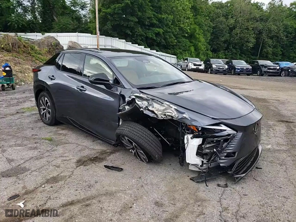 2023 Lexus RZ with VIN JTJAAAAB8PA020411, listed as a Copart auction lot 58023424 with 1,274 mi miles and Salvage Title. Bid and sale history available at carsss.com. Image 12.