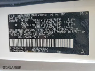2006 Toyota Sequoia SR5 with VIN 5TDZT34A16S275241, listed as a Copart auction lot 43994155 with 182,894 mi miles and Salvage Title. Bid and sale history available at carsss.com. Image 14.