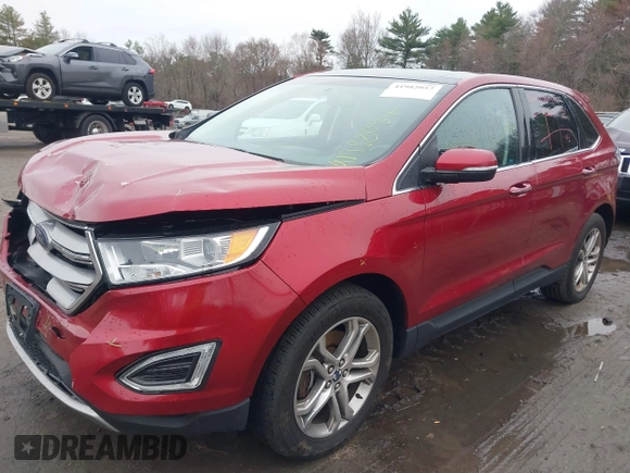 2015 Ford Edge Titanium z VIN 2FMTK4K94FBB69970, wystawiony jako IAAI lot #41982057 z przebiegiem 97 422 mil mil oraz . Historia ofert i sprzedaży dostępna na DreamBid. Obrazek 17.