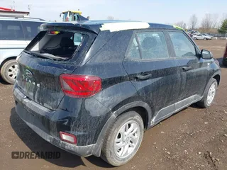 2022 Hyundai Venue SE with VIN KMHRB8A39NU198646, listed as a IAAI auction lot 41907792 with 24,131 mi miles and . Bid and sale history available at DreamBid. Image 4.