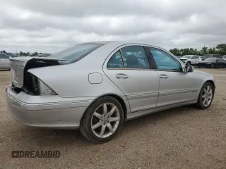 2004 Mercedes-Benz C 230 Kompressor with VIN WDBRF40J84F452074, listed as a Copart auction lot 56025015 with Not provided miles and Salvage title. Bid and sale history available at DreamBid. Image 3.