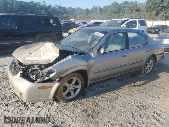 2001 Nissan Maxima GXE z VIN JN1CA31D11T828767, wystawiony jako Copart lot #69504024 z przebiegiem 177 431 mil mil oraz Szkoda całkowita • Salvage title. Historia ofert i sprzedaży dostępna na DreamBid. Obrazek 1.