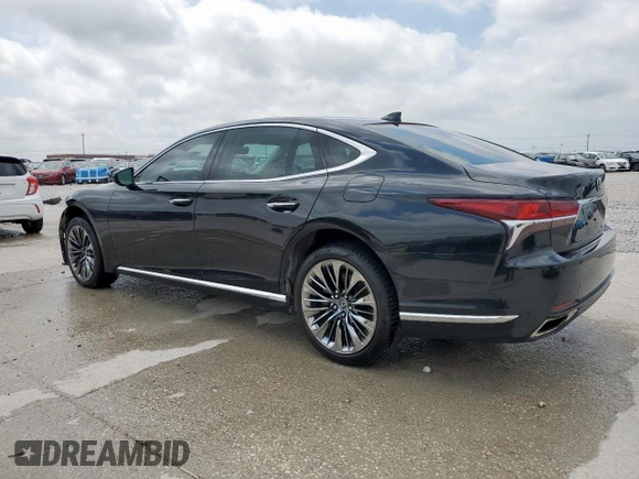 2018 Lexus LS 500 z VIN JTHB51FF3J5006860, wystawiony jako Copart lot #54728845 z przebiegiem 76 335 mil mil oraz Czysty tytuł • Clean title. Historia ofert i sprzedaży dostępna na DreamBid. Obrazek 2.