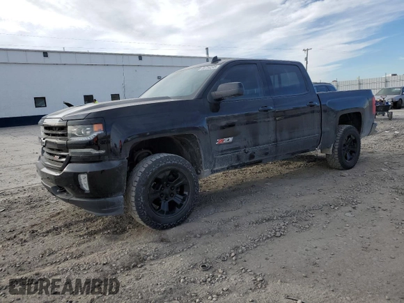 2018 Chevrolet Silverado 1500 LTZ with VIN 3GCUKSEJXJG249556, listed as a Copart auction lot 88756205 with 88,681 mi miles and Salvage Title. Bid and sale history available at carsss.com. Image 1.