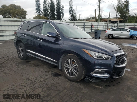 2019 Infiniti QX60 Luxe z VIN 5N1DL0MM7KC566126, wystawiony jako Copart lot #56410415 z przebiegiem 46 788 mil mil oraz Nie do naprawy • Non repairable. Historia ofert i sprzedaży dostępna na DreamBid. Obrazek 4.