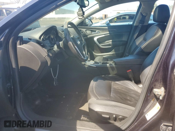 2014 Buick Regal Premium I with VIN 2G4GP5EX3E9238513, listed as a Copart auction lot 51987775 with 165,449 mi miles and Salvage Title. Bid and sale history available at DreamBid. Image 7.
