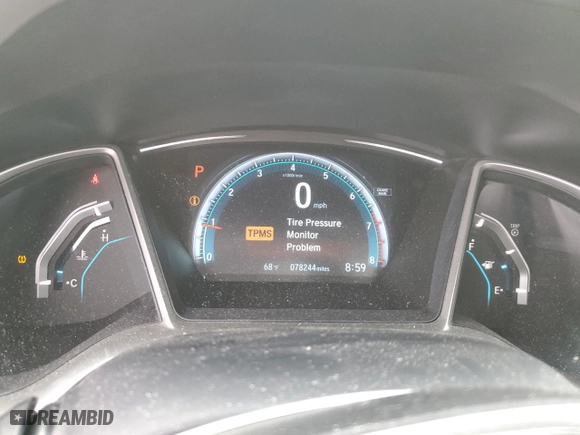 2016 Honda Civic Sedan EX with VIN 2HGFC2F77GH500679, listed as a Copart auction lot 49959035 with 78,244 mi miles and Salvage Title. Bid and sale history available at carsss.com. Image 9.