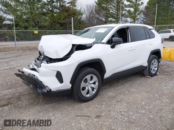 2024 Toyota RAV4 LE with VIN 2T3H1RFV6RC293484, listed as a IAAI auction lot 41546783 with 9,891 mi miles. Bid and sale history available at carsss.com. Image 17.