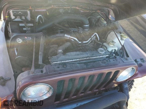 2001 Jeep Wrangler Sahara with VIN 1J4FA59S41P337699, listed as a Copart auction lot 80493224 with 143,036 mi miles and Salvage Title. Bid and sale history available at carsss.com. Image 13.