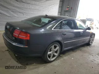 2009 Audi A8 4.2L z VIN WAUMV94E09N007038, wystawiony jako Copart lot #56249245 z przebiegiem 86 589 mil mil oraz Czysty tytuł • Clean title. Historia ofert i sprzedaży dostępna na DreamBid. Obrazek 3.