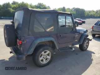 1999 Jeep Wrangler Sport with VIN 1J4FY19S6XP445867, listed as a Copart auction lot 62223125 with 146,037 mi miles and Salvage title. Bid and sale history available at DreamBid. Image 3.