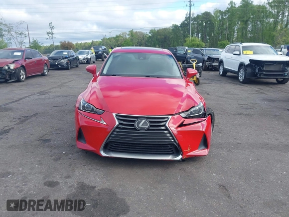 2018 Lexus IS with VIN JTHBA1D27J5064532, listed as a IAAI auction lot 41976607 with 95,140 mi miles. Bid and sale history available at carsss.com. Image 12.