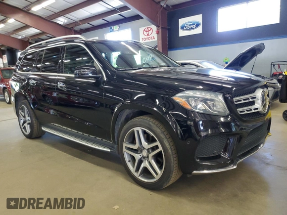 2017 Mercedes-Benz GLS 550 with VIN 4JGDF7DE2HA781443, listed as a Copart auction lot 65413945 with 170,810 mi miles and Clean title. Bid and sale history available at DreamBid. Image 4.